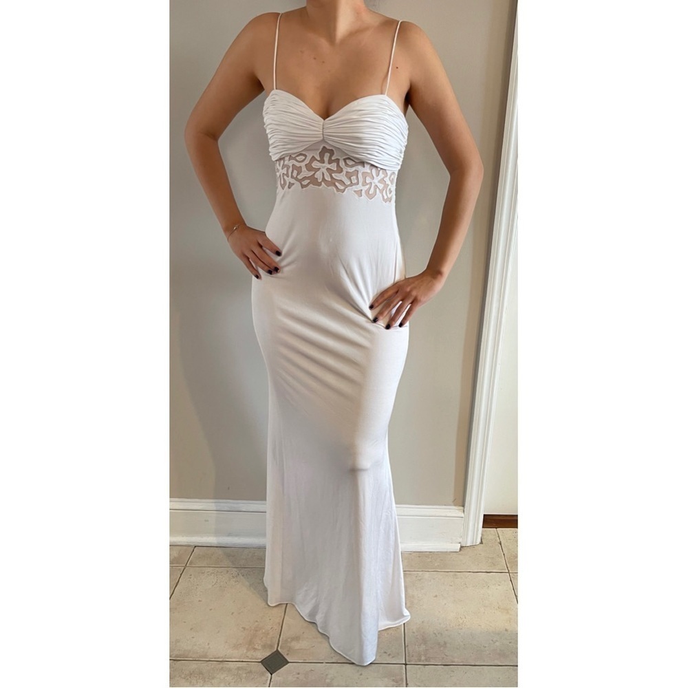 Jovani White Evening Gown